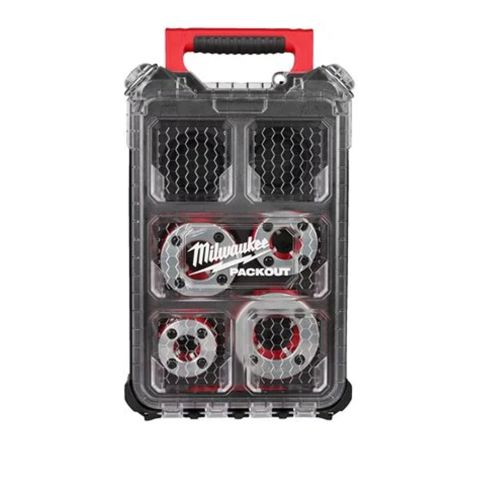 Coffret de 4 têtes de filetage FPT114HK BSPT ALLOY MILWAUKEE TOOL 4932480250 photo du produit