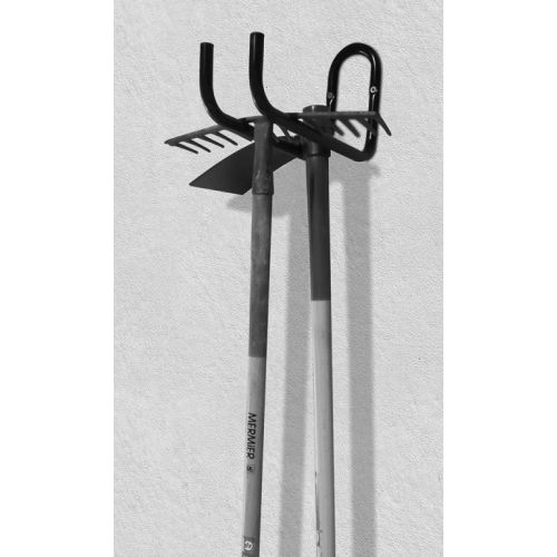 Porte-outils mural en acier D. 16mm L. 355mm - MERMIER - 500011 pas cher Secondaire 1 L