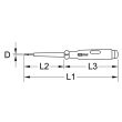 Tournevis testeur 105-250 V 145 mm KS TOOLS 911.2178 photo du produit Secondaire 1 S