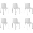 Ensemble de 6 chaises GRANA + table blanche extensible ATLANTIQUE - SHAF pas cher Secondaire 2 S