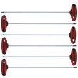 Jeu de 6 clés mâles Torx poignées en T L 375 mm KS TOOLS 158.8050 photo du produit