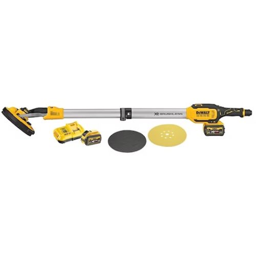 Ponceuse à bras murale 18 V XR 225 mm + 2 batteries 6 Ah + chargeur DEWALT DCE800T2-QW photo du produit