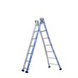 Echelle Platinium transformable 2 plans 4 m 04 EN-131-2 TUBESCA-COMABI 2442608 photo du produit Secondaire 12 S