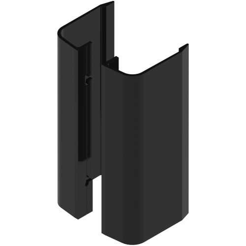 Paire de poignée aileron 250mm laqué noir RAL9005 satiné - LA CROISEE DS - DS6823-P013 pas cher