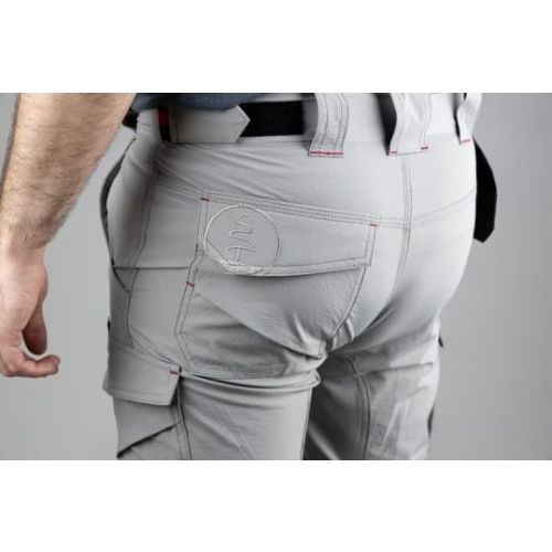 Pantalon Plasma 4Way stretch spécial été 155 g gris clair T 42 - LMA - 1842-42 pas cher Secondaire 1 L