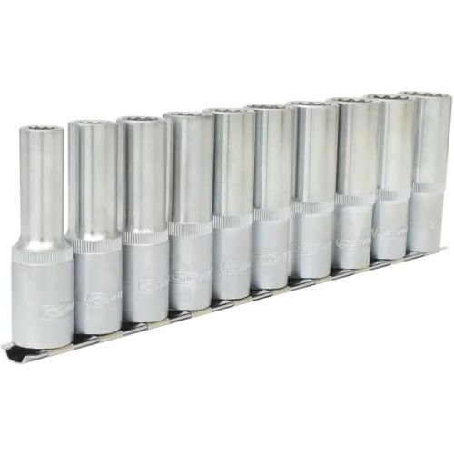 Jeu de 10 douilles longues 12 pans 1/2 '' de 10 à 21 mm KS TOOLS 917.1750 photo du produit Secondaire 1 L