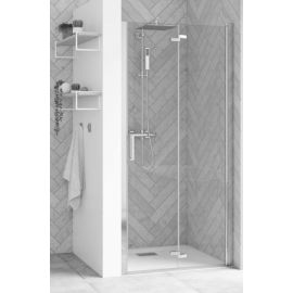 Porte de douche pliante SMART DESIGN Kinedo sans seuil réversible - PA9090BTNE pas cher Principale M