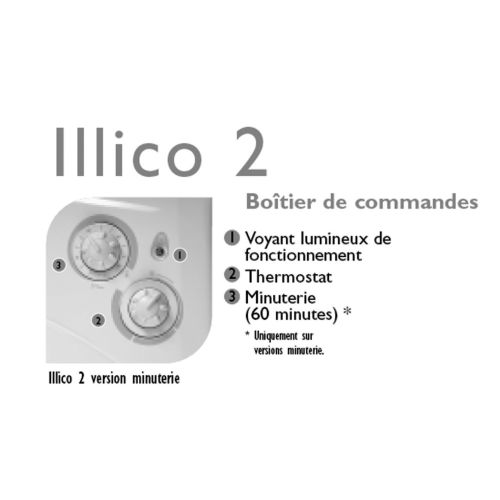S&egrave;che serviettes &eacute;lectrique ILLICO 2 1800W compact &ndash; THERMOR &ndash; 491391 pas cher