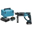 Perfo-burineur SDS Plus 18 V + 2 batteries 5 Ah + chargeur + coffret MAKPAC MAKITA DHR202RTJ photo du produit