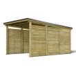 Carport en bois CESAR 17,7 m² FOREST STYLE 3828 photo du produit