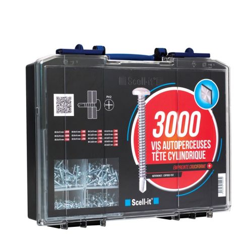 Coffret 3000 vis autoperceuses Philips photo du produit Principale L