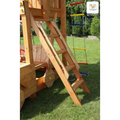 Aire de jeux  JOY avec toboggan - FUNGOO - 00555PT pas cher Secondaire 2 L