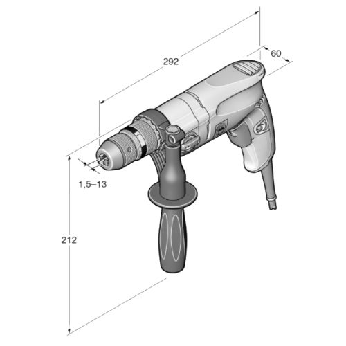 Perceuse 550 W BOP 13-2 + boîte en carton FEIN 72055560000 photo du produit Secondaire 1 L