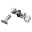 Serrure tubulaire V6526 axe 63,5 mm bouton standard inox VACHETTE 19295000 photo du produit Secondaire 2 S