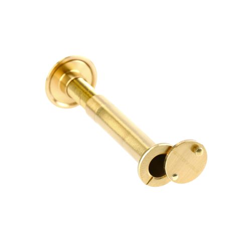 Microviseur pour porte de 60 à 80mm et 85 à 100mm diamètre 12mm laiton poli - HERACLES - MICRO-31 pas cher Secondaire 3 L
