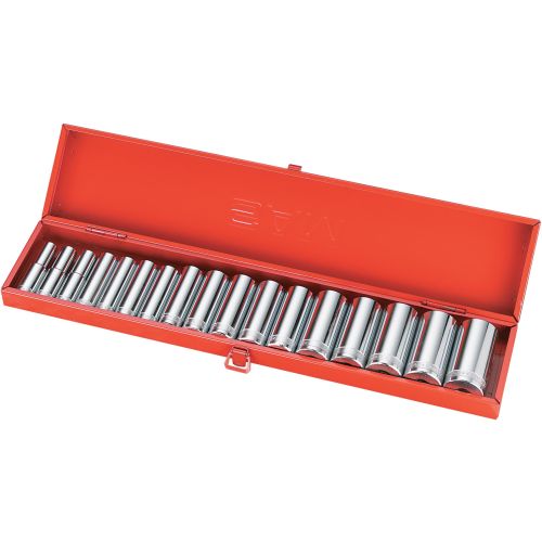 Coffret 1/2'' Sam outillage de 17 outils 12 pans en mm - 75-SL17 photo du produit Principale L