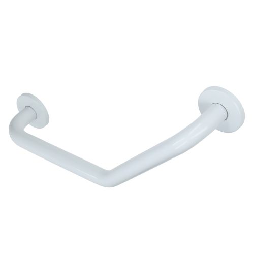 Barre d’appui en acier inoxydable recouvert d’epoxy coudée 135° 265x265mm 2 zones de fixation - GARIS - B-INOX-BR50 pas cher Secondaire 3 L