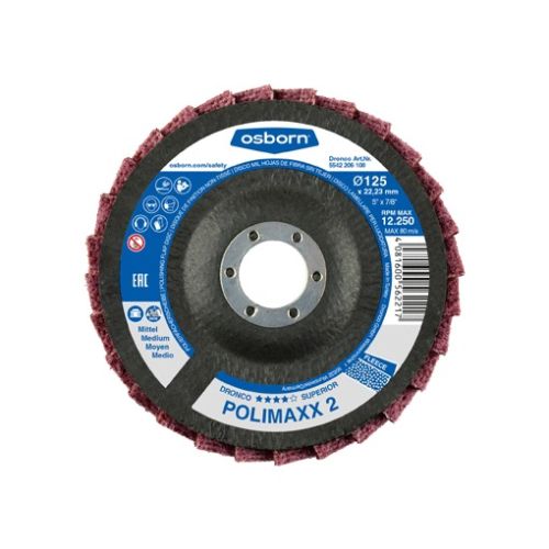 Disque à lamelles de polissage Polimaxx gros 125 mm DRONCO 5542204100 photo du produit Secondaire 2 L
