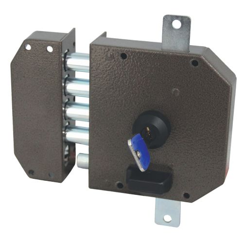 Serrure 3 points en applique 63MC A2P* marron gauche sur variure MGB HERACLES Y8-1005630MMGBG photo du produit Principale L