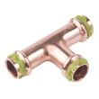 Raccord té égal SudoPress triple-femelle en cuivre AALBERTS IPS 6670378 photo du produit