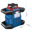 Laser rotatif 18V GRL 600 CHV + 1 batterie Procore 4Ah + chargeur + coffret standard BOSCH 06159940P5 photo du produit Secondaire 1 S
