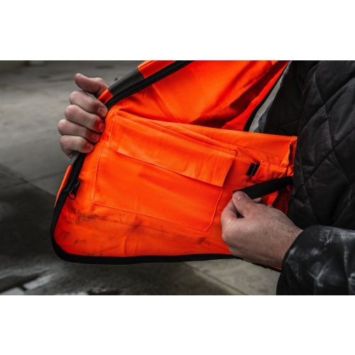 Gilet premium haute visibilité orange taille L/XL MILWAUKEE 4932471899 photo du produit Secondaire 7 L
