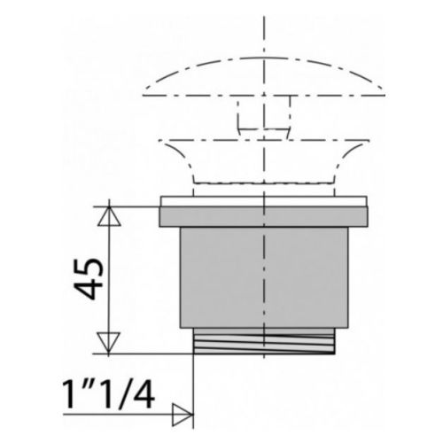 Intercalaire cache filetage entre bonde et siphon - VALENTIN - 00 125500 000 00 pas cher Secondaire 1 L