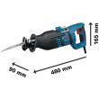 Scie sabre 1300W GSA 1300 PCE Professional en coffret BOSCH 060164E200 photo du produit Secondaire 1 S