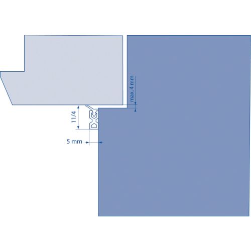 Joint d'isolation 3m sur profilé PTS -X brun - ELLEN - 0505203 pas cher Secondaire 2 L