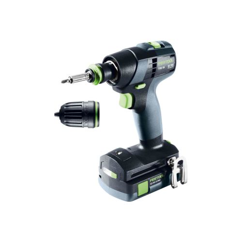 Perceuse-visseuse 18 V TXS 18 C 3,0-PLUS + 2 batterie 3 Ah + chargeur en coffret Systainer 3 FESTOOL 576895 photo du produit Secondaire 1 L