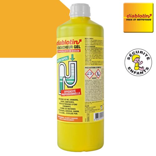 Déboucheur gel 1 l DIABLOTIN DEBU10 photo du produit Secondaire 1 L