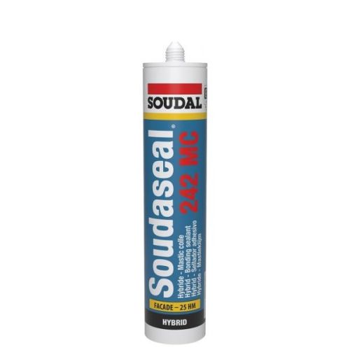 Mastic colle SOUDASEAL 242MC noir 290 ml SOUDAL 137356 photo du produit Principale L