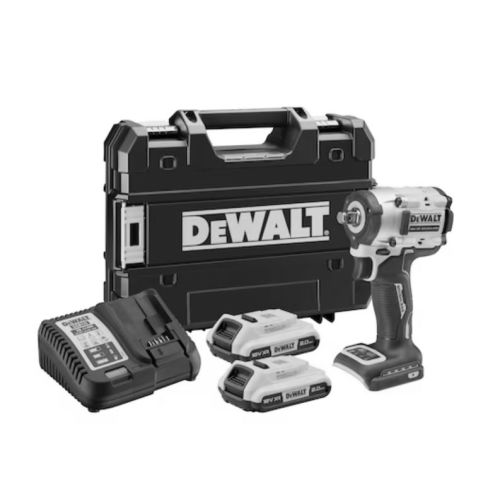 Boulonneuse à chocs 1/2'' 18V XR BRUSHLESS + 2 batteries 2Ah - DEWALT - DCF921D2T-QW pas cher