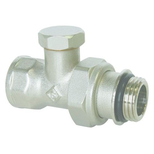 T&eacute; de r&eacute;glage nickel&eacute; &agrave; visser femelle 3/8 auto &eacute;tanche SOMATHERM 286-12 photo du produit Principale L