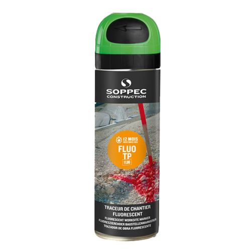 Traceur de chantier Fluo TP 500 ml - rouge SOPPEC 141525O photo du produit Secondaire 5 L