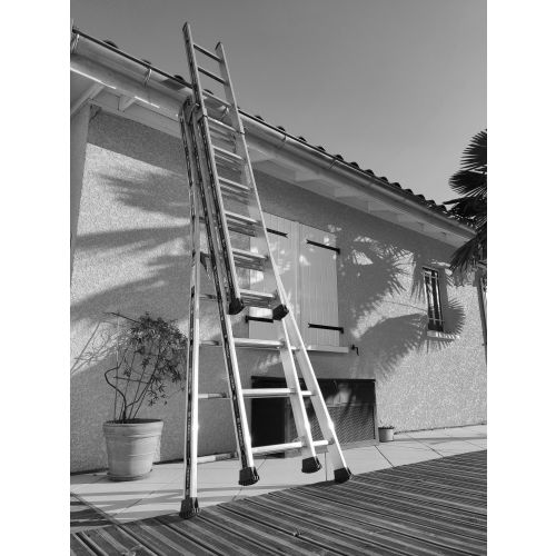 Échelle Platinium transformable 3 plans 6,85m - TUBESCA-COMABI - 2443610 pas cher Secondaire 22 L
