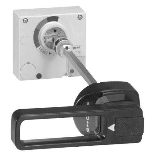 Commande rotative standard déportée DPX sur porte pour DPX250 noir - LEGRAND - 026279 pas cher Principale L