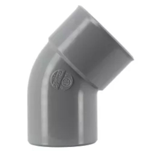 Coude D 63mm m&acirc;le-femelle &agrave; 45&deg; - NICOLL - CL4 pas cher Secondaire 3 L