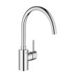 Mitigeur d'évier CONCETTO monocommande bec haut C - GROHE - 32662003 pas cher