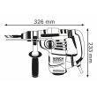 Perforateur SDS plus Bosch GBH 3-28 DFR Professional 800 W + coffret L-Boxx + accessoires photo du produit Secondaire 1 S