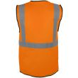 Gilet de signalisation haute visibilit&eacute; orange multipoches taille M SINGER SAFETY GARO02 photo du produit Secondaire 3 S