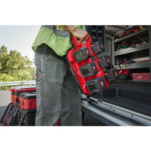 Chargeur rapide mobile 18 V M18 6 baies M18 MPC6 MILWAUKEE 4932498551 photo du produit Secondaire 4 L