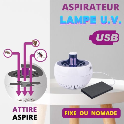 Lampe LED U.V aspirateur moustiques - insectes volants ACTO INSECTICIDES LAMP11 photo du produit Secondaire 4 L