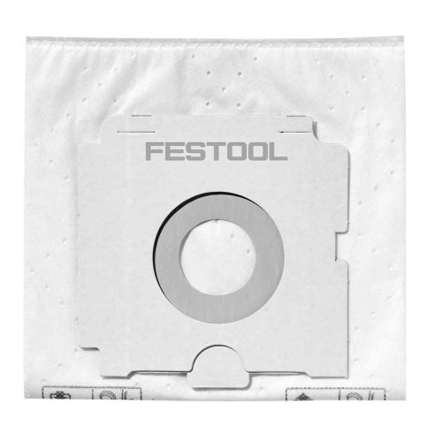 Lot de 5 sac-filtres pour aspirateur Selfclean SC FIS-CT 36/5 - FESTOOL - 496186 pas cher