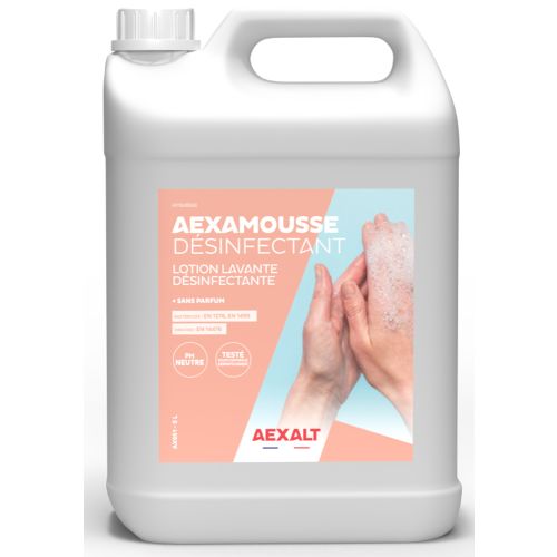 Lotion lavante Aexamousse désinfectante bidon de 5 L AEXALT AX651 photo du produit Principale L