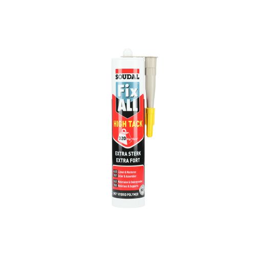 Mastic colle Fix All High Tack beige cartouche 290ml - SOUDAL - 100271 pas cher Secondaire 4 L