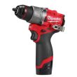 Perceuse-visseuse 12 V M12 FUEL™ M12 FDD2-202X + 2 batteries 2.0 Ah + chargeur en coffret HD BOX MILWAUKEE 4933479873 photo du produit Secondaire 1 S