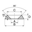 Rondelle cuvette nylon 6.6 NFE 27619 M3 boite de 200 pièces ACTON 865003 photo du produit Secondaire 1 S