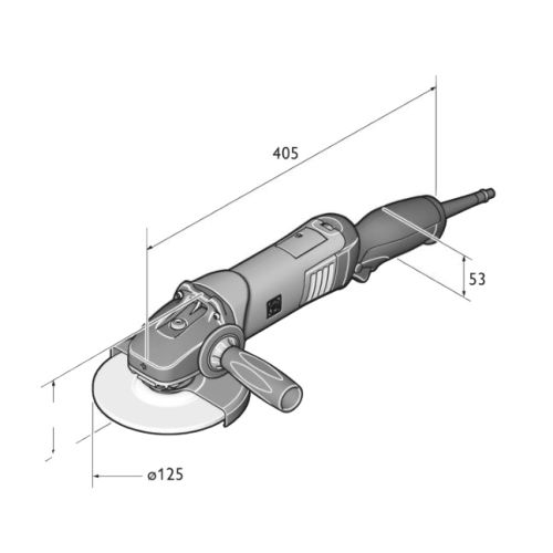 Meuleuse d'angle compacte 1700 W WSG 17-125 PRT 125mm en boîte carton FEIN photo du produit Secondaire 1 L