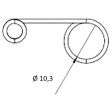 Sachet de 5 clips spécifiques inox porte-outils FME SAM OUTILLAGE CLIP-24-FME photo du produit Secondaire 1 S